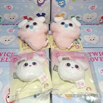 TWICE BABY LOVELYS 아기싸개 마스코트 & 헤어핀 다현