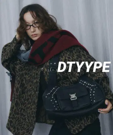 DTYYPE DTYYPE 로고 머플러 레드