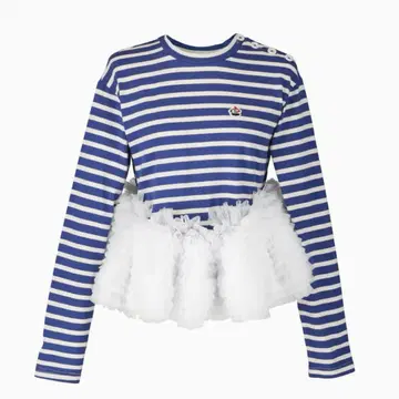 Bibiy. 비비 FRANCINE TULLE TOP 블루