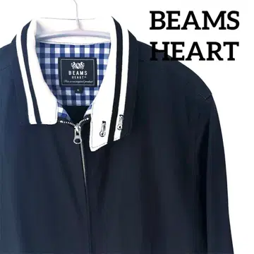 BEAMS HEART 블루종 점퍼 블랙 빔즈 M 사이즈