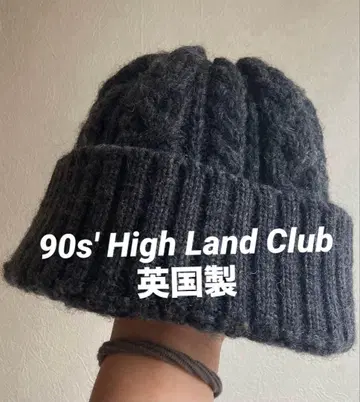 90s' HIGHLAND CLUB 영국제 니트 모자