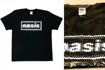 오아시스 t셔츠 로고 사이즈 XL oasis 30주년 특별전 굿즈