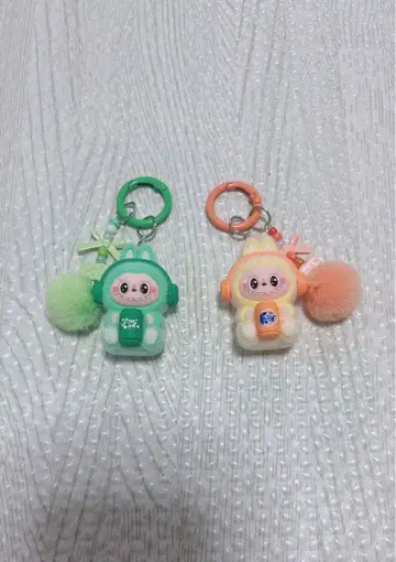 LABUBU 라부부 키링 2개 세트