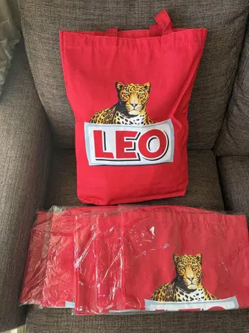 [ 미개봉 ] LEO 맥주 토트백 태국 기념품 6개 세트