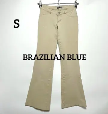 [ BRAZILIAN BLUE ] 부츠컷 데님 [ S ] 베이지 플레어