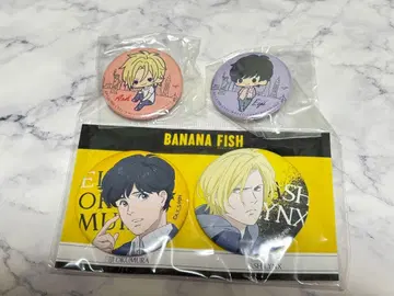 BANANAFISH 아쉬 에이지 캔뱃지 4개 세트