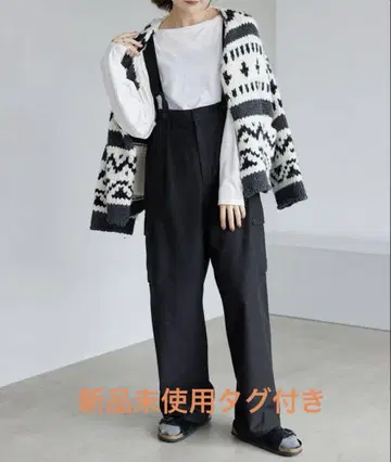[ SLOBE IENA ] 택 포함 미사용 새상품 서스펜더 카고