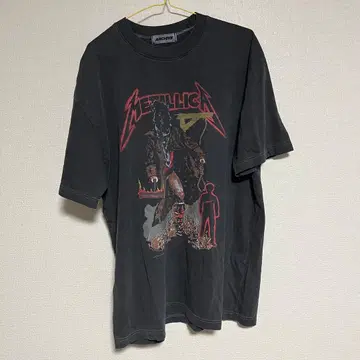Metallica 밴드 T셔츠 블랙