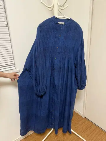 ICHI Antiquites 체크 턱 셔츠 드레스