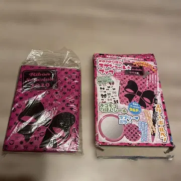 2010 리본 부록. 스티커와 리본 무늬 스케줄북