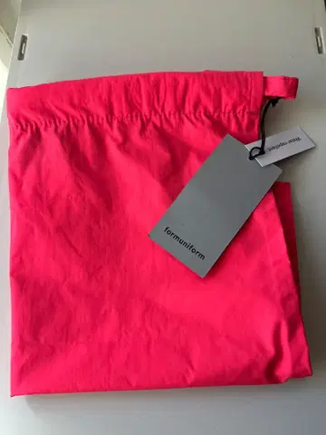 formuniform 네온 핑크 복조리 백