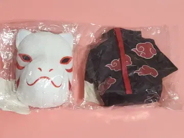 [레어] NARUTO-나루토-질풍전 봉제인형 패스케이스 안부 가면 외