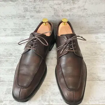 [ 고품질 ] REGAL U칩 25cm 가죽 신발 브라운 J261