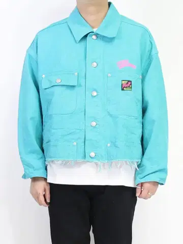 doublet 카오스 자수 데님 자켓