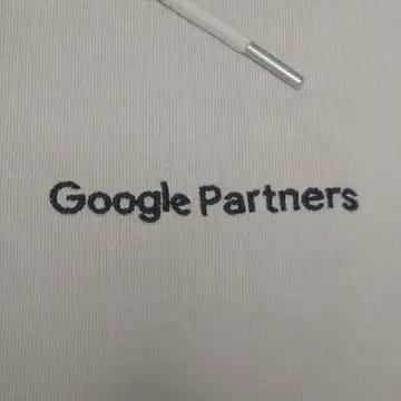 Google Partners 구글 파트너즈 베이지 후드티