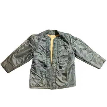 50s 블랙 택 USAF 미군 실물 울 파일 라이너 자켓