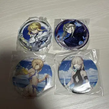 FGO SEGA 캔뱃지 아르토리아 세트