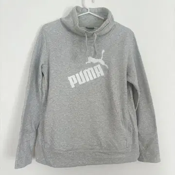 한정판 PUMA 그레이 트레이닝복 L 따뜻한 겨울 푸마 심플