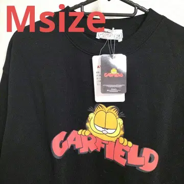 [ 새상품 ] GARFIELD 가필드 속기모 맨투맨 트레이닝복 M 블랙