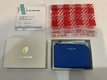 JAM HOME MADE L자형 지퍼 미니 지갑 오키시마 신 모델
