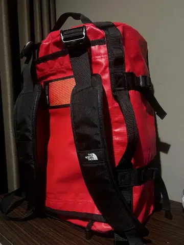 The North Face 더플 백 백팩 레드