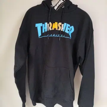 트레셔 THRASHER 그래픽 후드티 블랙