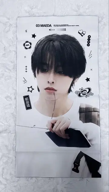 NCTWISH 리쿠 마스터 패브릭 소재 슬로건