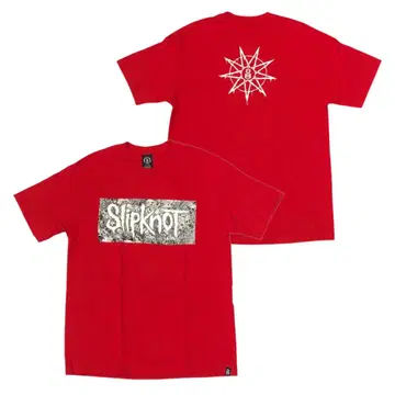 REBEL8 Slipknot 티셔츠 레드 XXL