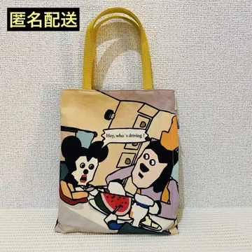 [ 미사용 ] 루트 ROOTOTE 분원총 미키 콜라보 토트 백