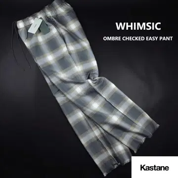 Kastane WHIMSIC OMBRE CHECKED EASY PANT