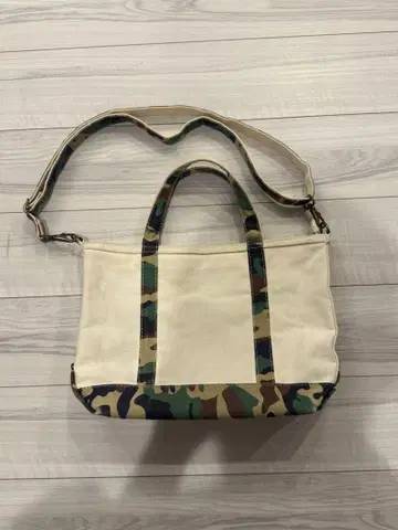 LL Bean 카모플라쥬 토트백