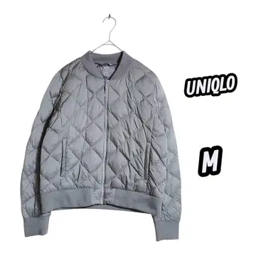유니클로 그레이 울트라 라이트 다운 자켓 M 아우터