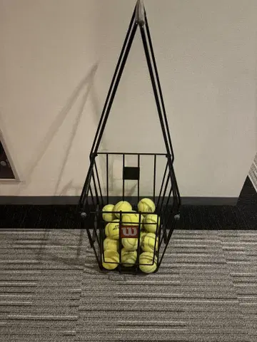 Wilson 테니스공 바스켓 블랙