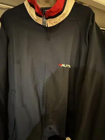 nautica 나일론 자켓 L 사이즈 블랙 레드