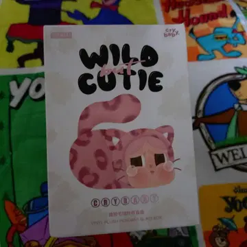 CRYBABY Wild but Cutie 핑크 캣 키링