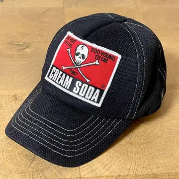 레어 CREAM SODA 크림 소다 스컬 캡
