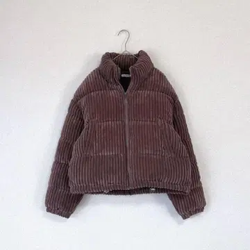 [ 새상품급 ] LACVERT 코듀로이 충전솜 볼륨 자켓 브라운 S