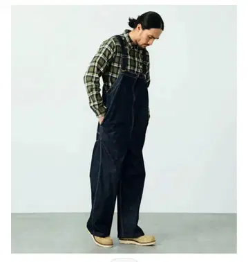 Lee 아웃도어 프론트 지퍼 오버롤 팬츠
