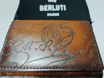 BERLUTI 벨루티 인부이아스크리트 가죽 카드 케이스