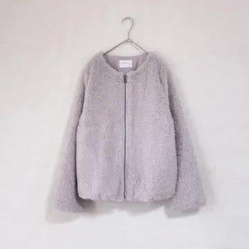 [ 새상품급 ] GLACIER 보아 블루종 노카라 L