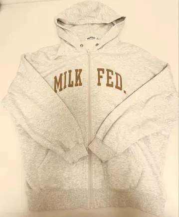 MILK FED. 그레이 후드티 L 사이즈