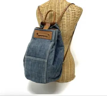 MICHAEL KORS 데님 가죽 버킷형 데이팩 백팩 가방