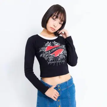 ANNA SUI 긴팔 미니 T