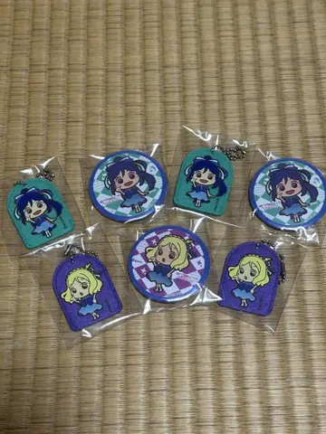Aqours 영구 hours 캔뱃지 세트 마츠우라 카난, 오하라 마리