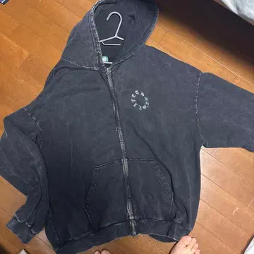 That's life 자츠라이프 지퍼 후드티 BLACK XL