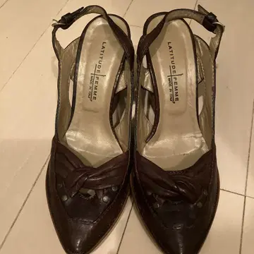 LATITUDE FEMME 브라운 펌프스 35