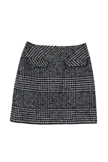 Her lip to Hemingway Check Tweed Skirt