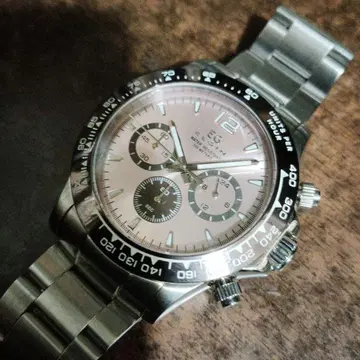 ELGIN EG-002-GP 샴페인 핑크 chronograph