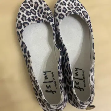 fs/ny 레오파드 무늬 플랫슈즈