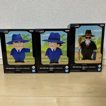 드래곤볼 SOFVIMATES 손오공 크리링 무천도사 3종 세트 1